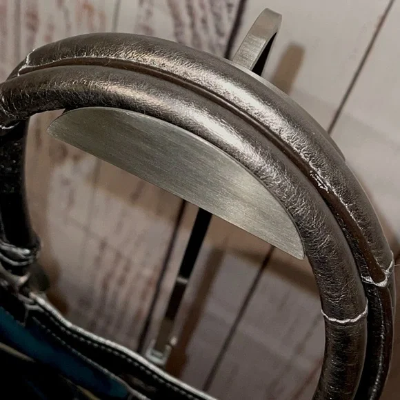 NWT! RARE Coach Audrey ED Jewel Linen NS Slim GM/Natural/Silver Tote 17022 - Picture 4 of 10